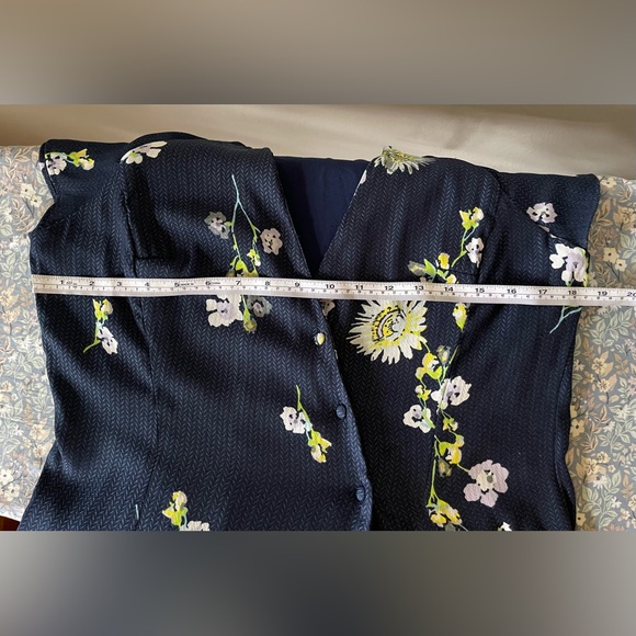 Free People Lost In You Midi Low High Floral Dress Large - Picture 10 of 11